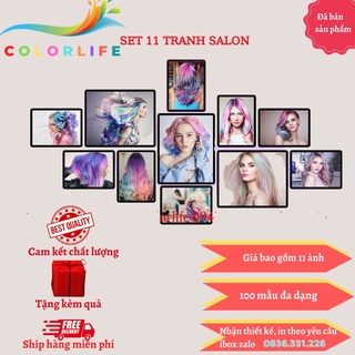 TRANH SALON TÓC TREO DÁN TƯỜNG - ĐỒ TRANG TRÍ SALON SPA SEOHAIR1