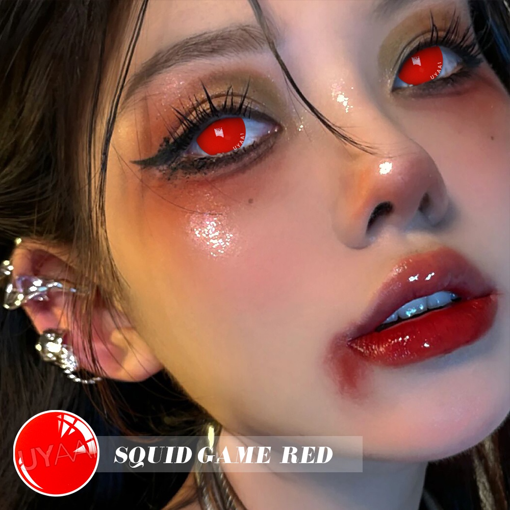 Set 2 Kính Áp Tròng Màu Sắc Cho Cosplay