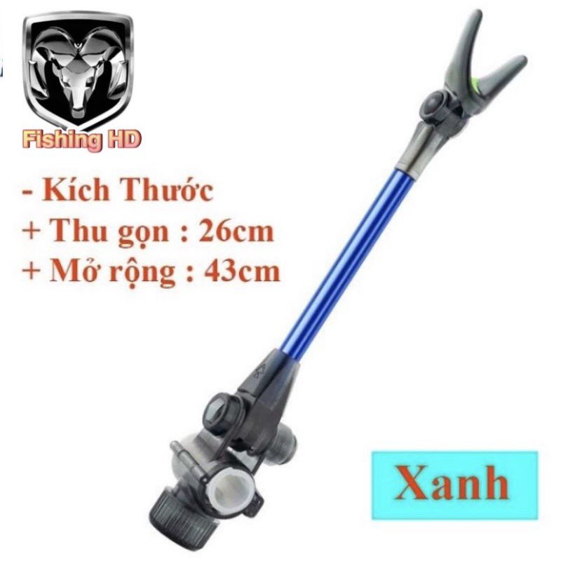 Ngoe Chống Cần Câu Đài, Gác cần Câu cá Carbon Cao Cấp Siêu Bền DCC7 đồ câu FISHING_HD