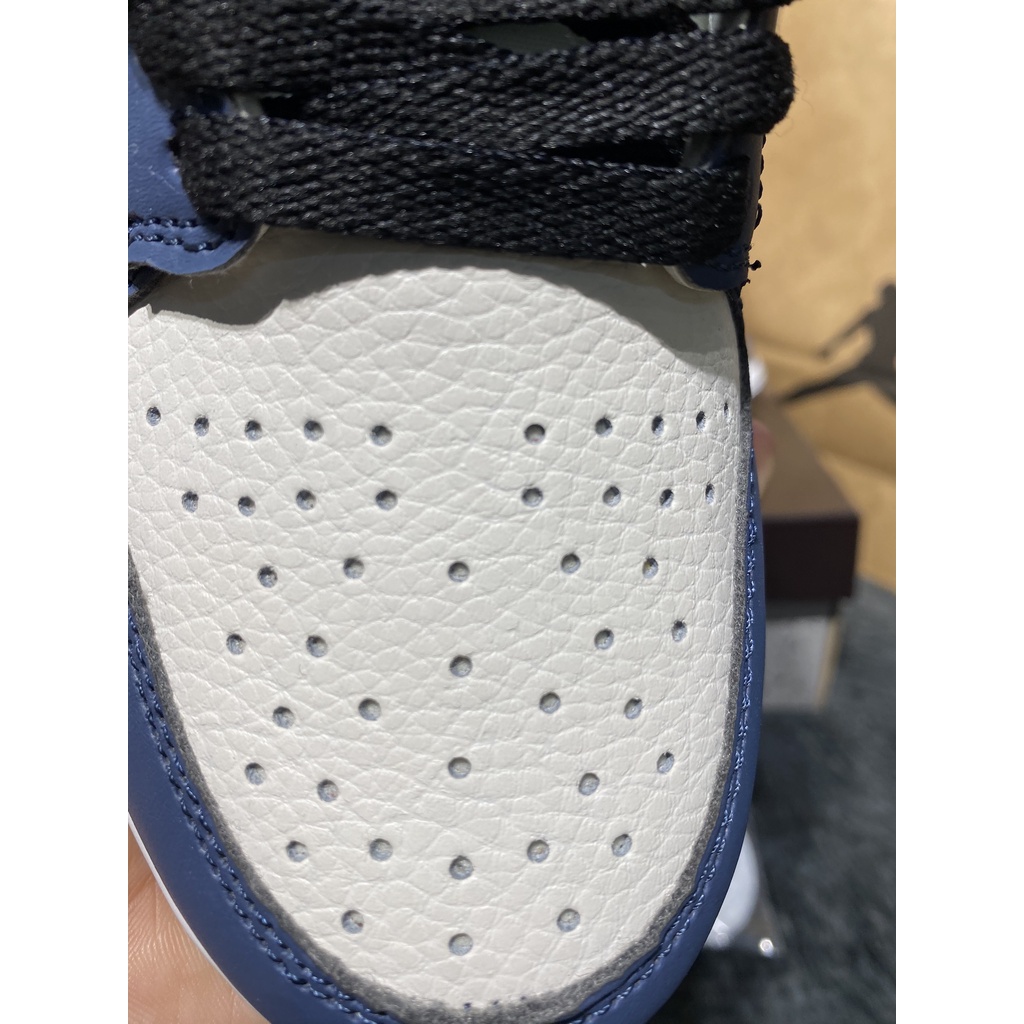 [Full box+bill] Giày Sneaker Jordan cao cổ xanh blue hàng SC full box bill và hộp bảo vệ