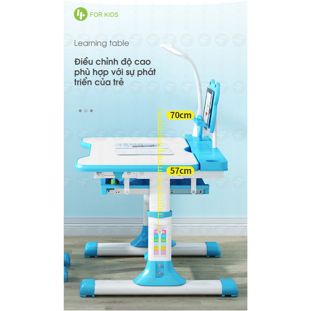 Bàn học chống gù Forkids FKD A8 (SHOP CHỈ BÁN SIZE 80x55) | BigBuy360 - bigbuy360.vn