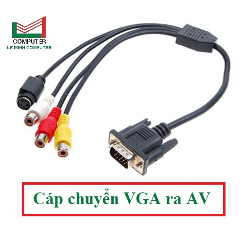 Cáp chuyển VGA ra AV Giá rẻ