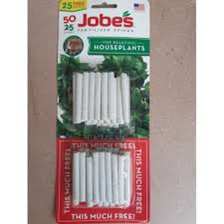 Phân que tan chậm Jobes hàng Mỹ-  vỉ 50 que