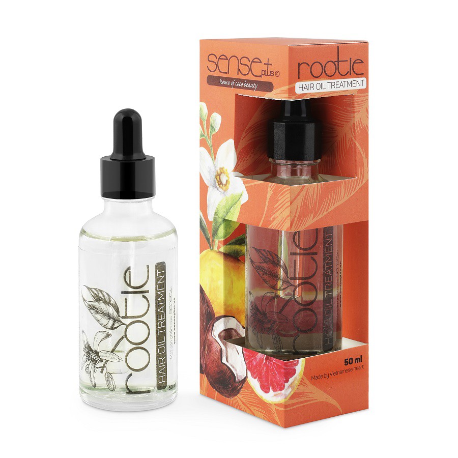 DẦU DƯỠNG TÓC ROOTIE SENSE PLUS THIÊN NHIÊN PHỤC HỒI HƯ TỔN 50 ML