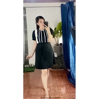 Đầm tiểu thư ren bi Big size