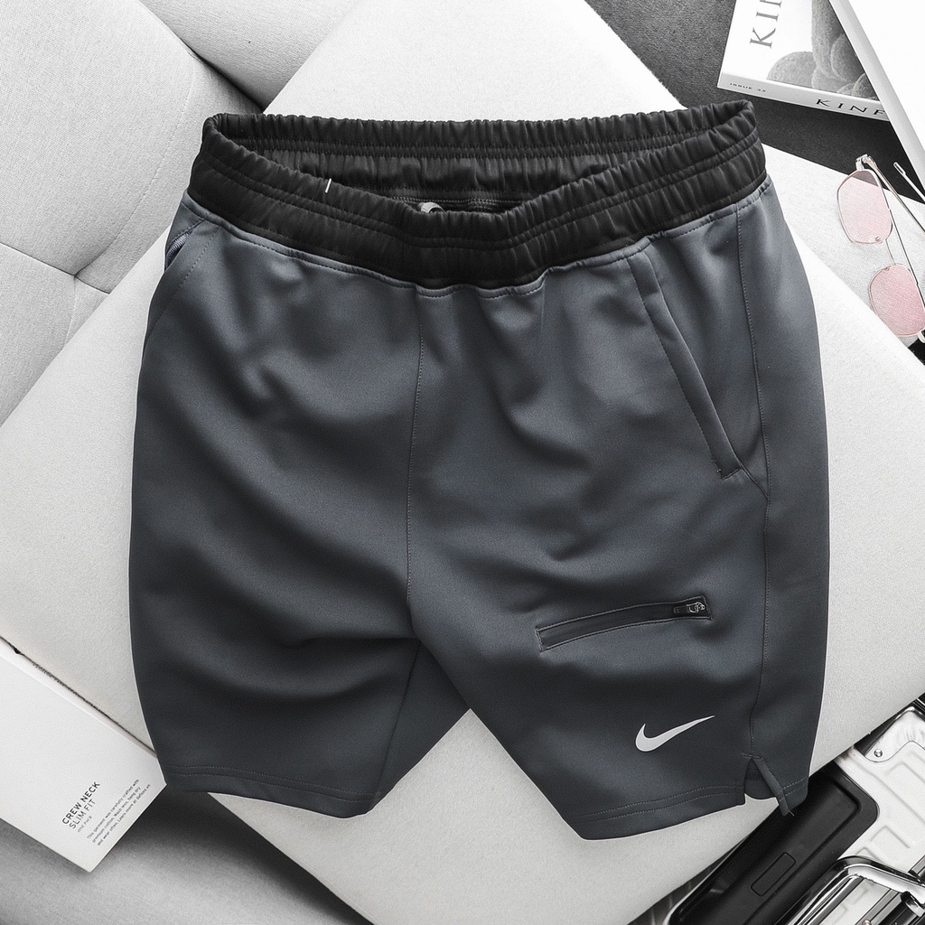 Quần short thể thao training, quần tập gym chất thun thể thao siêu mịn mát , vận động thoải mái 9425