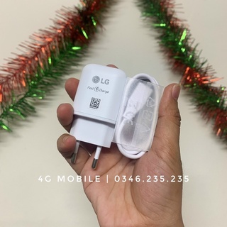 Bộ sạc cáp nhanh zin lg v50, lg v40, lg v30, lg v20, lg g8, lg g7, lg g6, lg g5 phiên bản 2020 và cáp lg usb type c zin