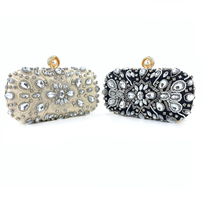 Youyo Túi Xách Đeo Vai Cầm Tay Đính Đá Trang Điểm Thanh Lịch Dành Cho Nữ