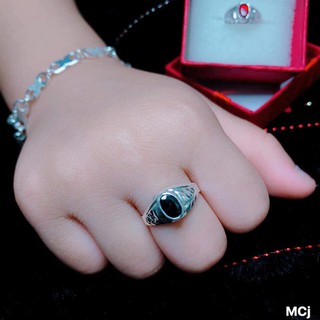 Nhẫn bạc cho bé trai ms 130
