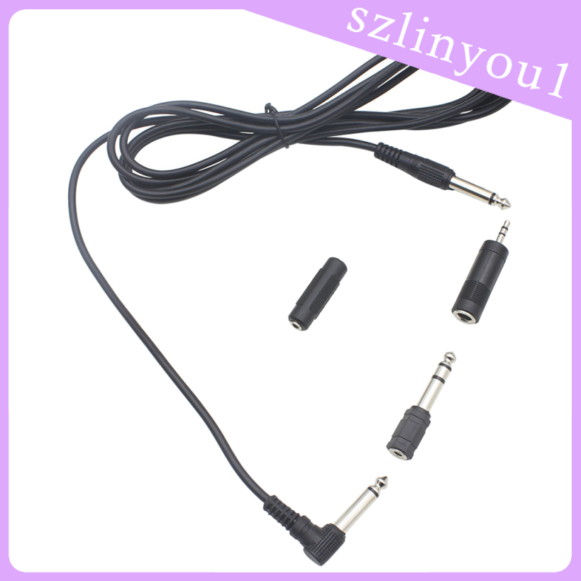 New Arrival Guitar Audio Cable Amp w/ 3 Connectors (3.5 to 6.5, 6.5 to 3.5, 3.5 F to F)