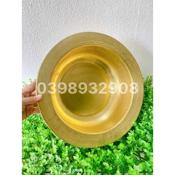 CHẬU ĐỒNG 37 CM CHẤT LIỆU BẰNG ĐỒNG CAO CẤP