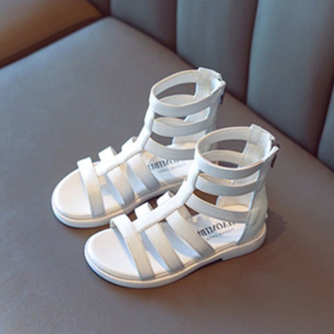 giày trẻ em nữ mẫu xuân hè Girls Sandals 2021 Summer New Fashion Giày công chúa đế mềm dành cho trẻ em La Mã chống trượ