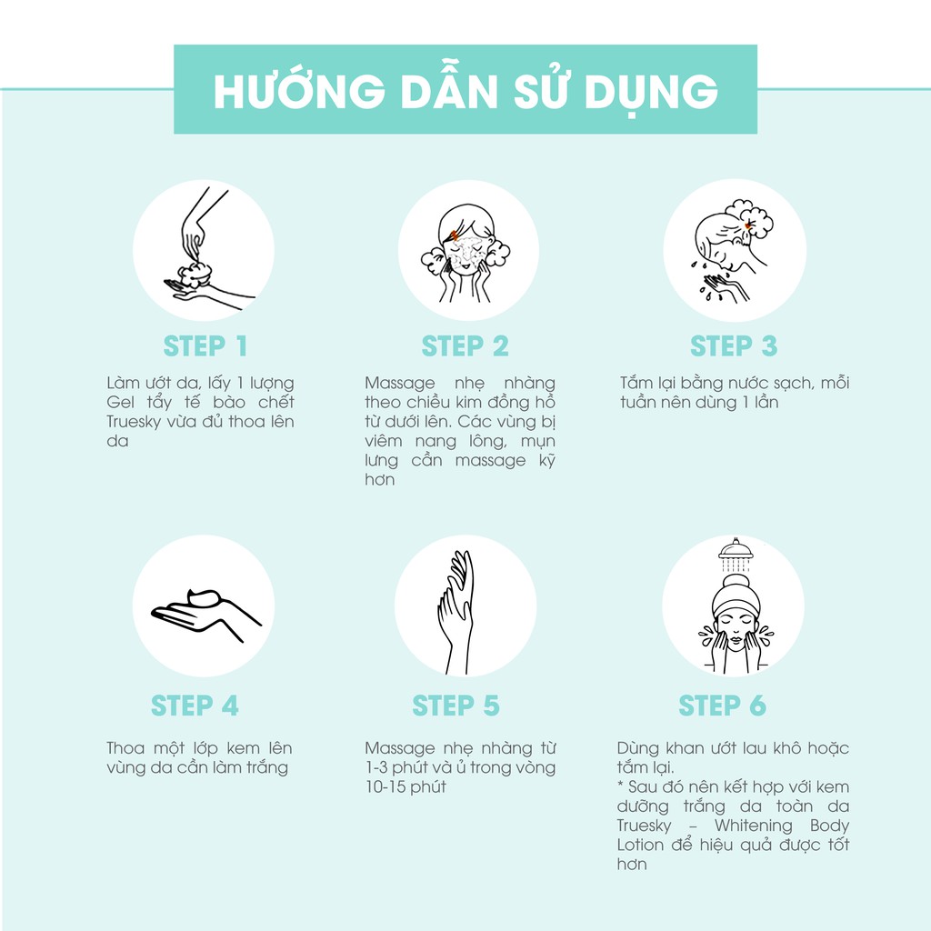 Bộ sản phẩm tắm trắng toàn thân cao cấp Truesky Premium VIP11 gồm 1 kem ủ trắng toàn thân 200ml & 1 tẩy tế bào 100ml. | BigBuy360 - bigbuy360.vn