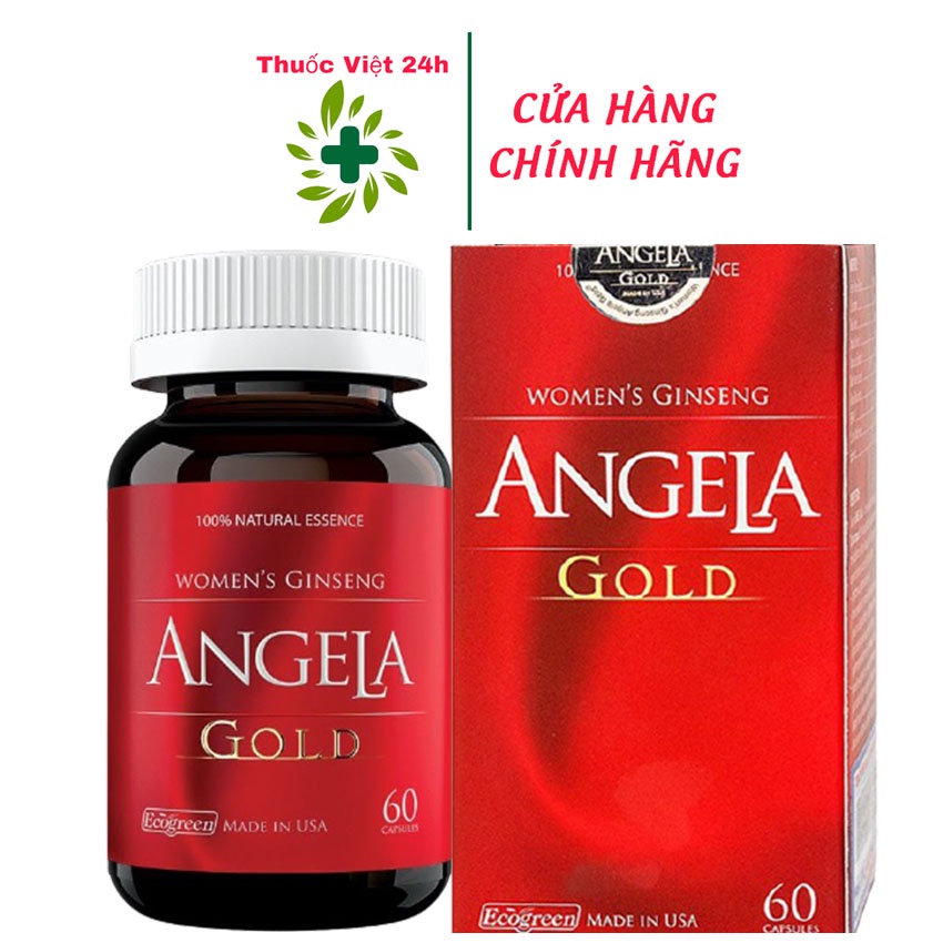 Sâm Angele Gold giúp cải thiện sinh lý nữ Hộp 60 viên - thuocviet24h