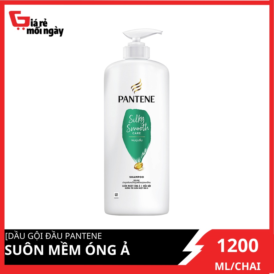 Dầu gội đầu Pantene Suôn mềm óng ả 1200ml