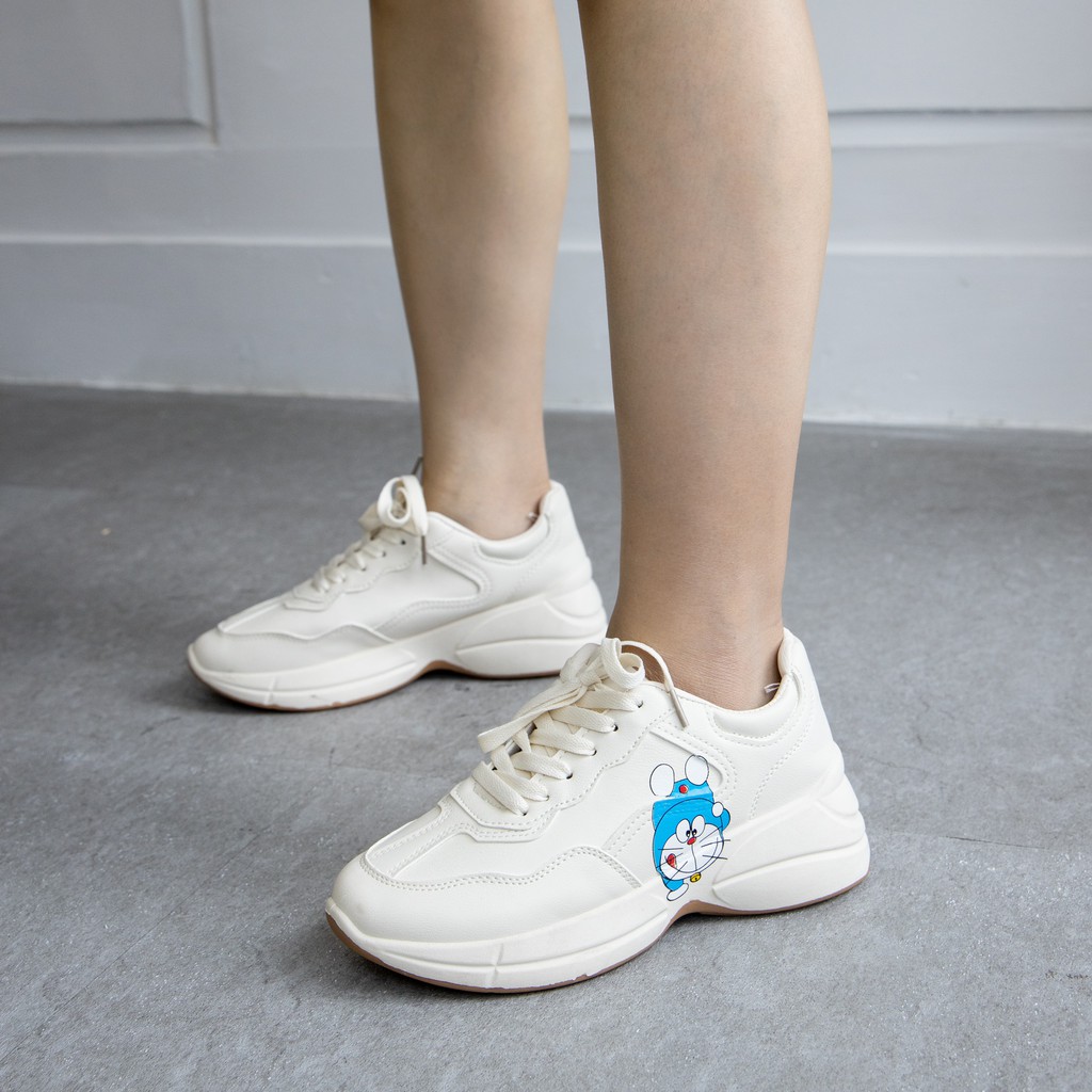 Giày MWC 0526 - Giày Thể Thao Nữ, Giày Sneaker Nữ In Hình Doraemon Siêu Cute