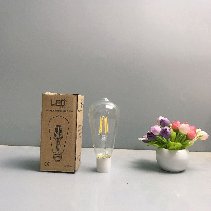 Bóng LED Edison trang trí quán, phòng khách lịch sự phong cách cổ điển