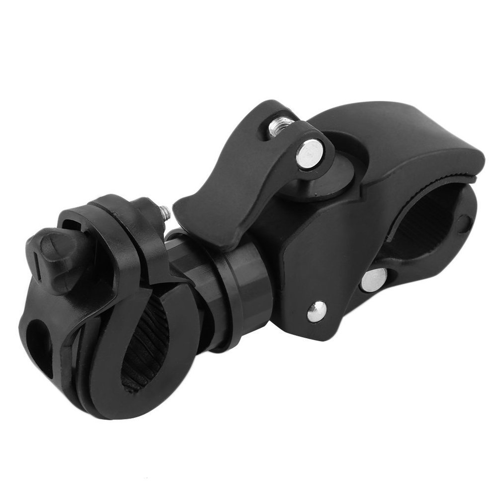 Kẹp đỡ đèn pin xe đạp xoay được 360 độ