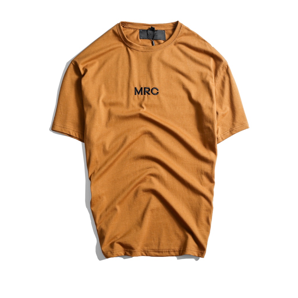 Áo thun cổ tròn UNISEX thêu chữ nổi MRC 2106012 vải Cotton co giãn, dày dặn, form rộng - CUONG STORE | BigBuy360 - bigbuy360.vn