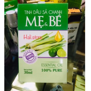 Tinh dầu sả chanh mẹ và bé lọ 30ml- Khắc tinh của muỗi và côn trùng