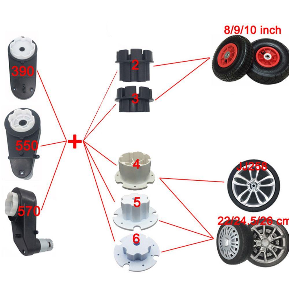 2 Kẹp Nối Bánh Răng Bằng Nhựa Chất Lượng Cao Cho Xe Hơi Điện 570 Gearbox