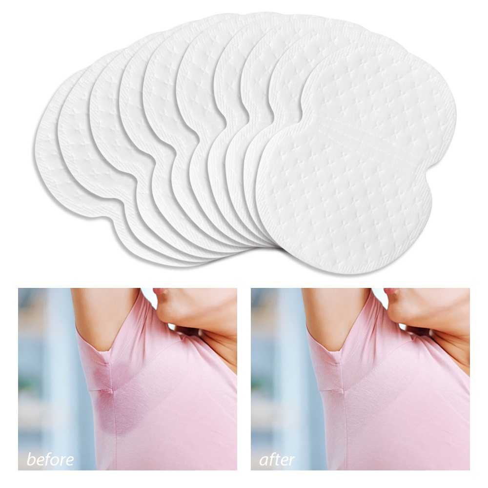 Set 10 Miếng Dán Thấm Hút Mồ Hôi Cho Vùng Da Dưới Cánh Tay Dùng Một Lần Tiện Lợi