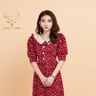 Váy đầm hoa nhí dáng suông tay lỡ freesize - 31 september s004