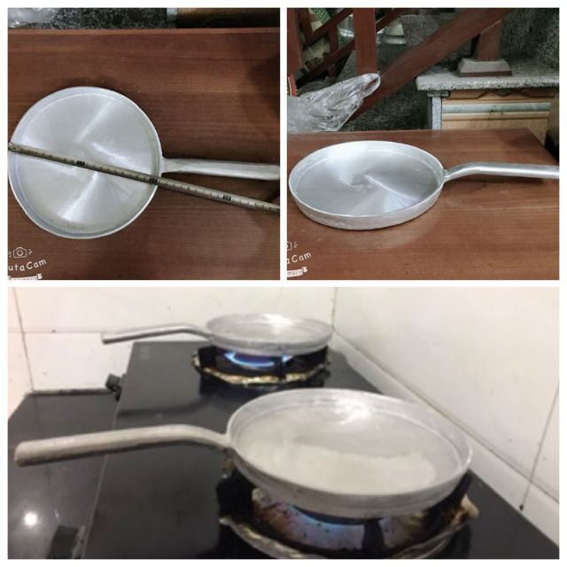 Chảo bánh xèo bằng gang đúc 16cm và 20cm