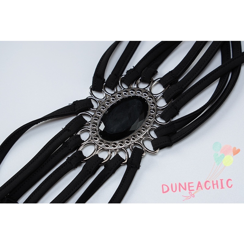 DUNEA Đầm cổ yếm buộc dây hở lưng thời trang quyến rũ dành cho nữ