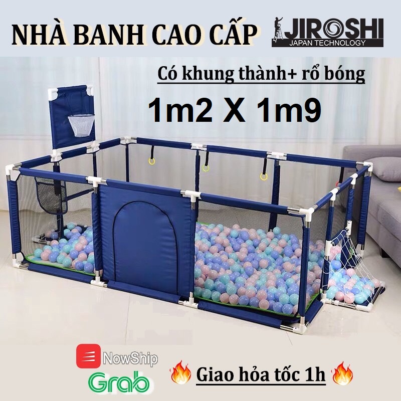 [Giao Hỏa Tốc] Nhà Banh JIROSHI Cho Bé - Làm Lều Đồ Chơi Cho Trẻ Em - Có Bán Thêm Bóng