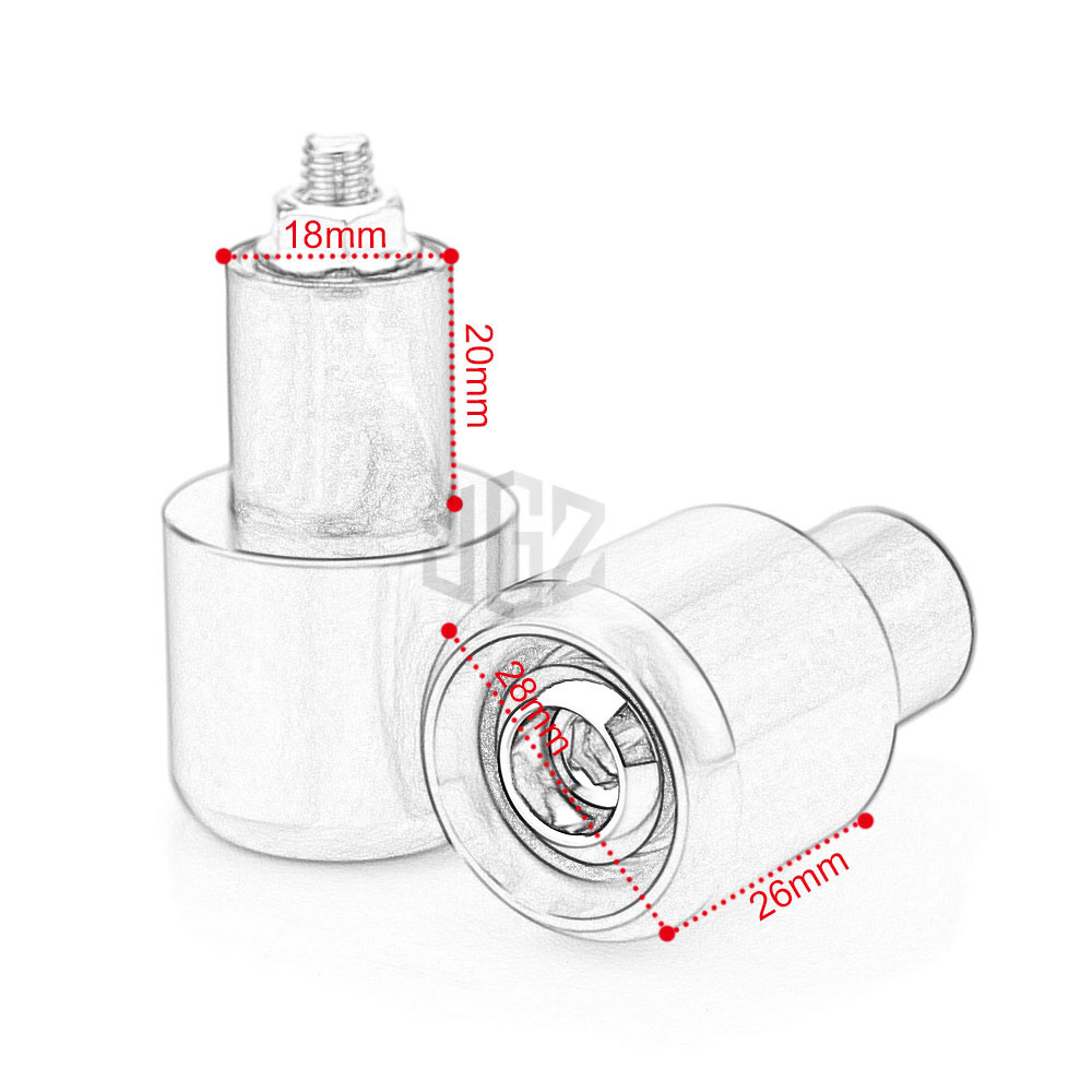 Cặp khối cân bằng gắn tay lái xe mô tô HONDA Click 125i 150i PCX X-ADV ADV BEAT RS150 CB650F CB150R CBR1000RR 7/8" 22mm