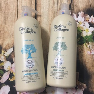 DẦU GỘI XẢ BIOTIN TRẮNG PHỤC HỒI CHỐNG RỤNG TÓC 1000ML