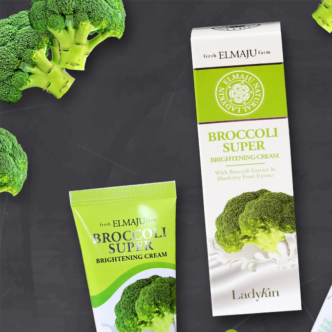 Kem làm trắng da Bông Cải Xanh Ladykin Broccoli super brightening cream