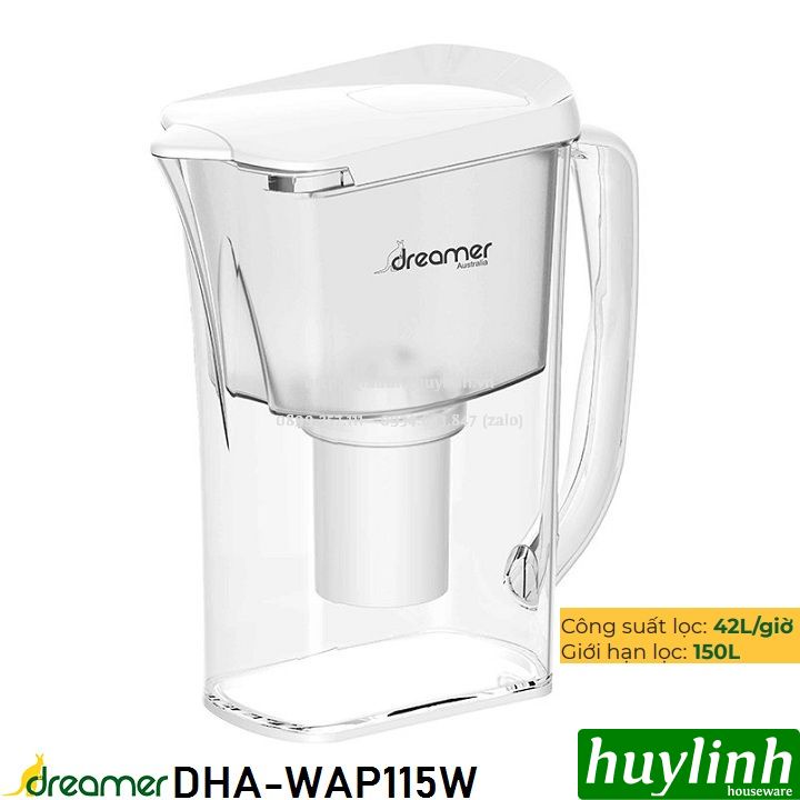 Lõi lọc nước Dreamer DHA-CAA115W sử dụng cho bình lọc DHA-WAP115W