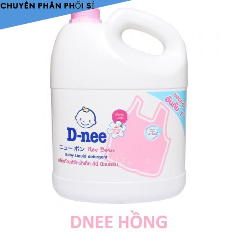 1 Thùng 4 Can Nước Giặt Dnee Đại Thịnh Hàng Nhập Khẩu Thái Lan-Chính Hãng Team Nhãn Đầy Đủ