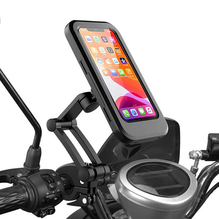 Giá đỡ điện thoại kẹp điện thoại gắn xe đạp xe máy chống thấm nước tiện dụng
