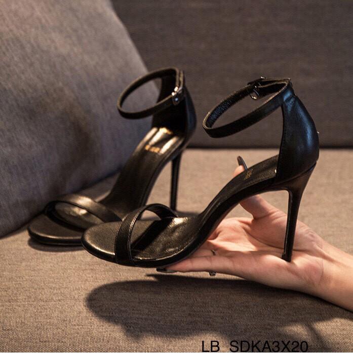Sandal Cao Gót Nhọn 9 Phân Quai Mảnh 2019