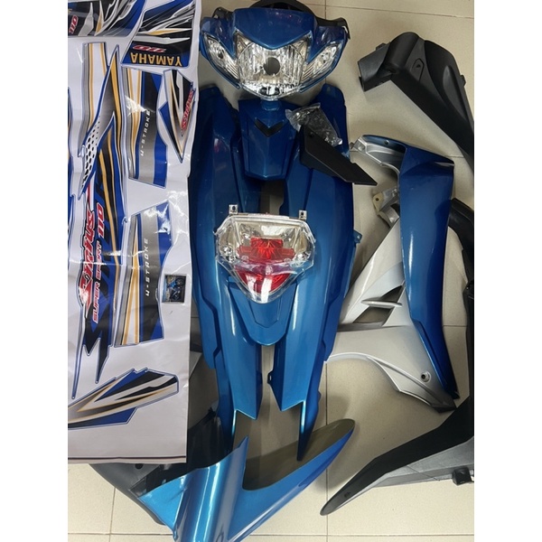 Dàn áo sirius màu da mới tem chế đẹp tặng kèm pha đèn đèn lái  ốc và tem đặc biệt như hình😍