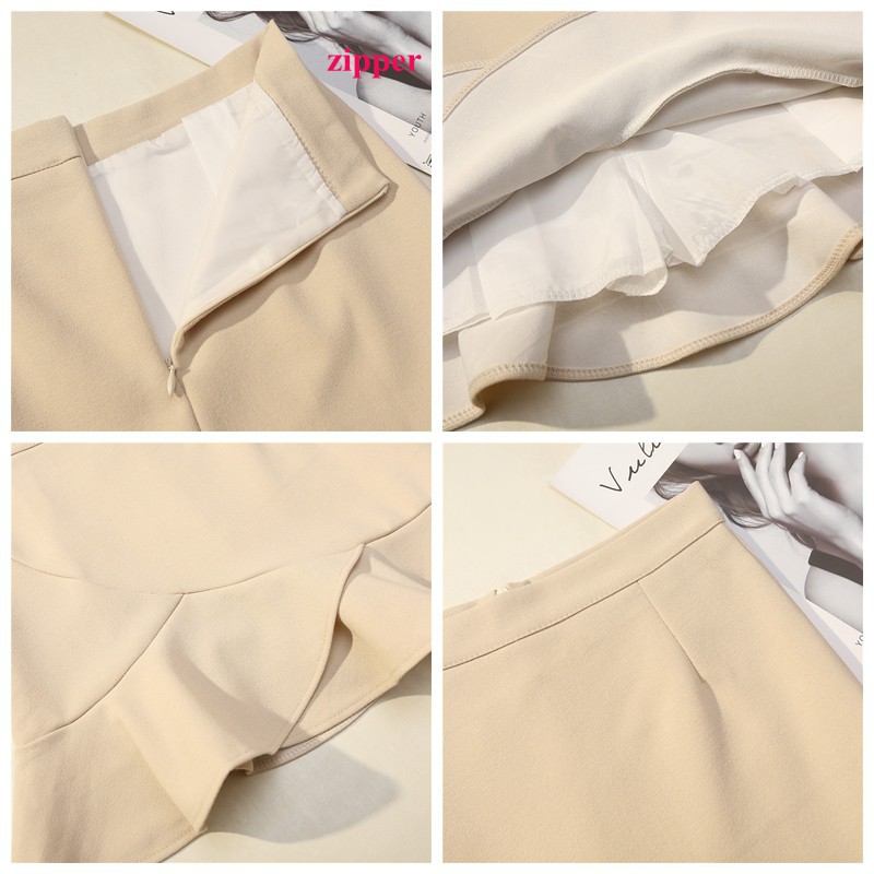 Chân váy lưng cao dáng chữ A thiết kế quyến rũ cho phái nữ | BigBuy360 - bigbuy360.vn