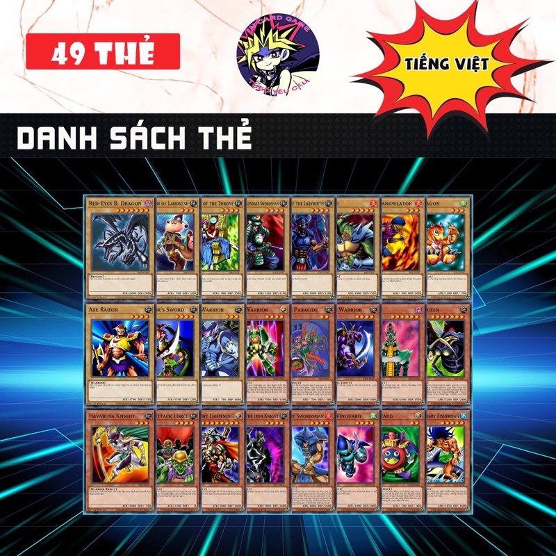 Bộ Bài Katsuya Jonouchi Tiếng Việt.