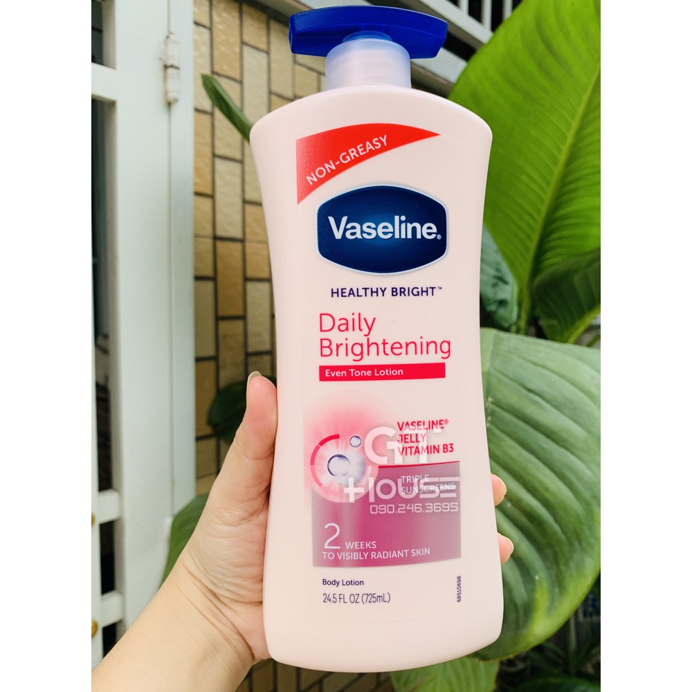 Dưỡng thể trắng da Vaseline lightening instant fair (mẫu mới)