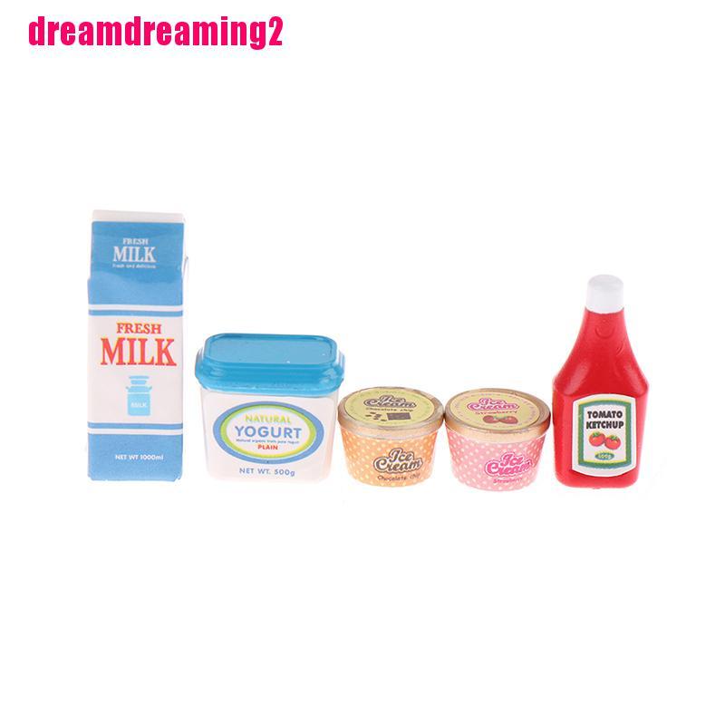 Bộ 5 Mô Hình Thức Ăn Xinh Xắn Dành Cho Búp Bê