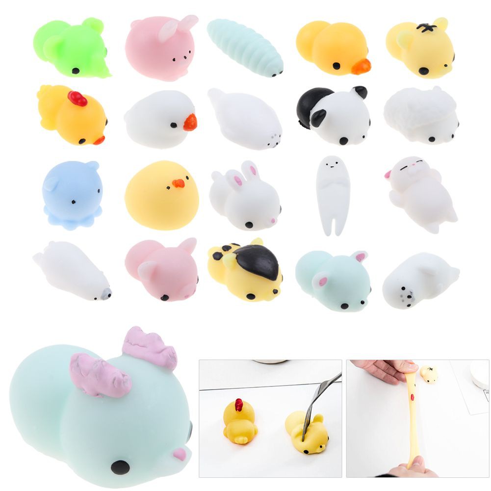 COMBO 15 Squishy Mochi Siêu Dễ Thương ( Mẫu Ngẫu Nhiên )