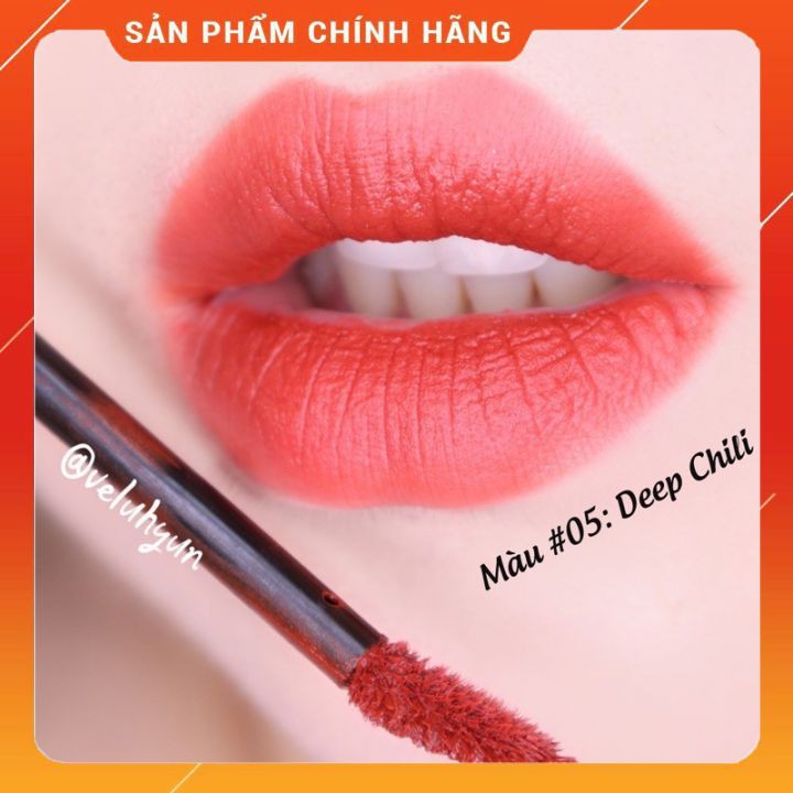 [ 2021] Son Kem Lì Chosungah 22 Zerogram Satin Velvet Lip Tint