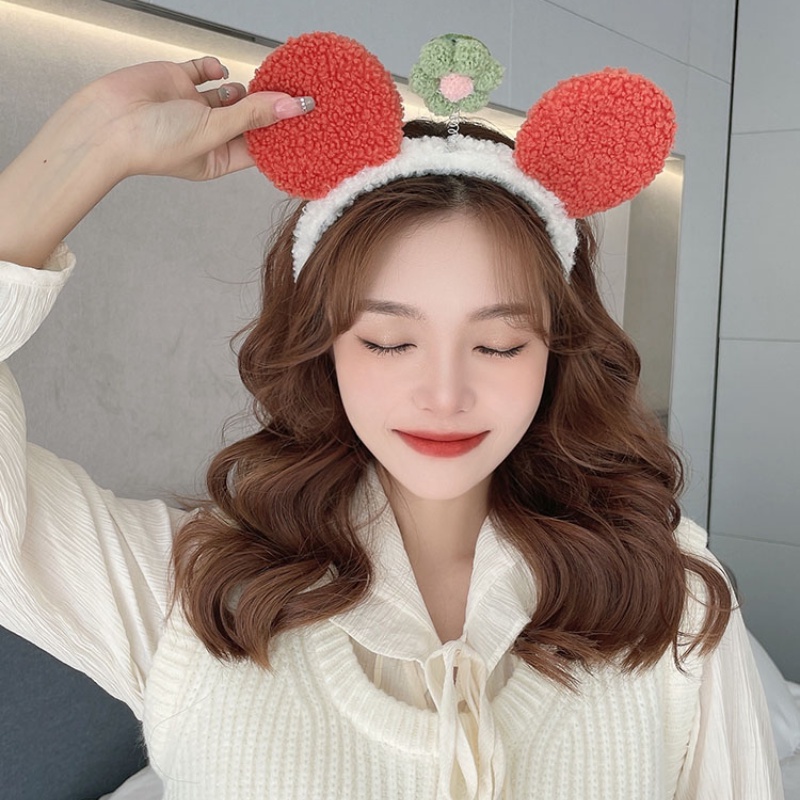 Băng Đô Lông Phong Cách Hàn Quốc Dễ Thương