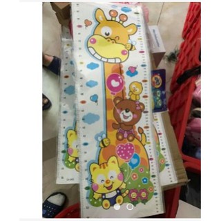 Decal Dán Tường Đo Chiều Cao