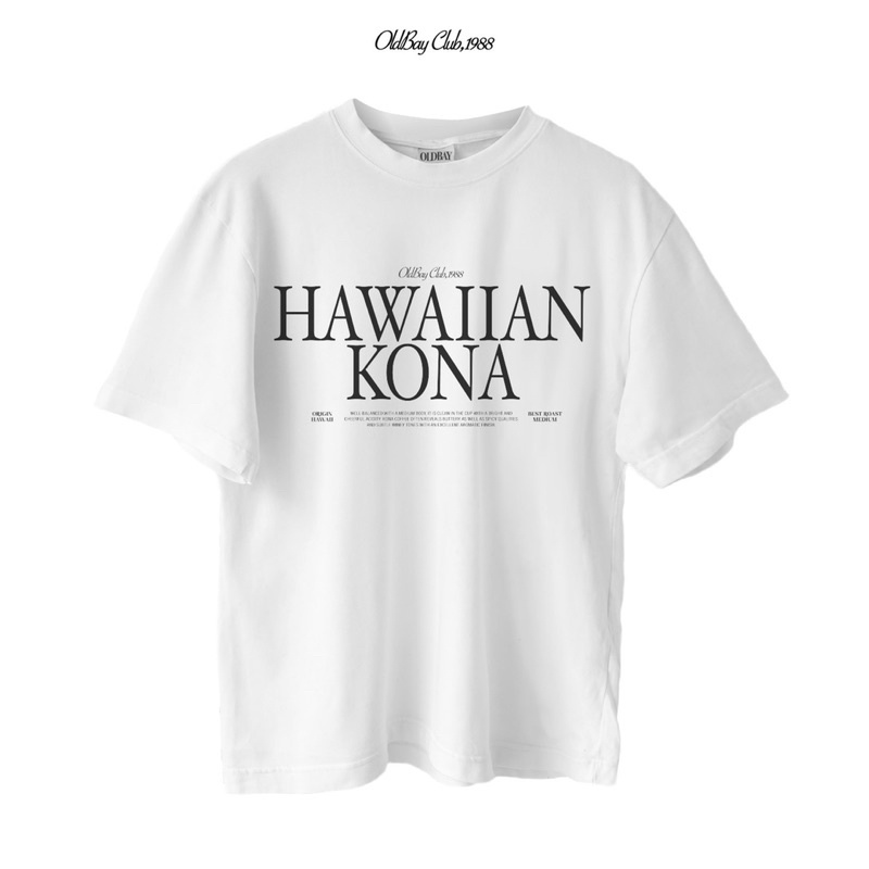 Áo thun Oversize OLDBAY “Hawaiian Kona ”