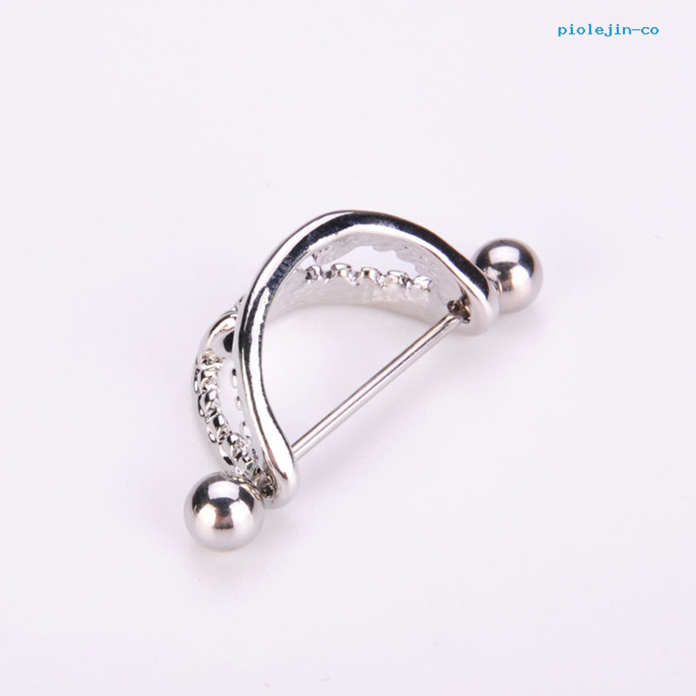 [po] Khuyên Xỏ Cơ Thể Bằng Thép Phẫu Thuật Hình Hoa / Trái Tim