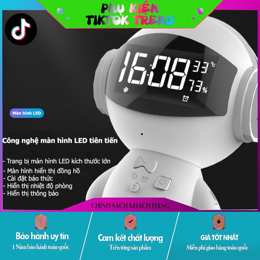 [TIKTOK TREND] [ Siêu Phẩm ] - Loa bluetooth robot DINGDANG thông minh, đa năng hát karaoke có màn LED hàng auth nhé