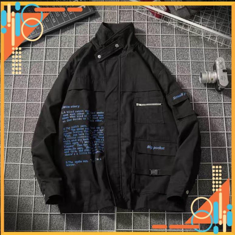 [FreeShip] ÁO KHOÁC KAKI -ÁO KAKI POCKET HỘP , KHOÁC KAKI IN CHỮ CÓ BIGSIZE NK*** | BigBuy360 - bigbuy360.vn